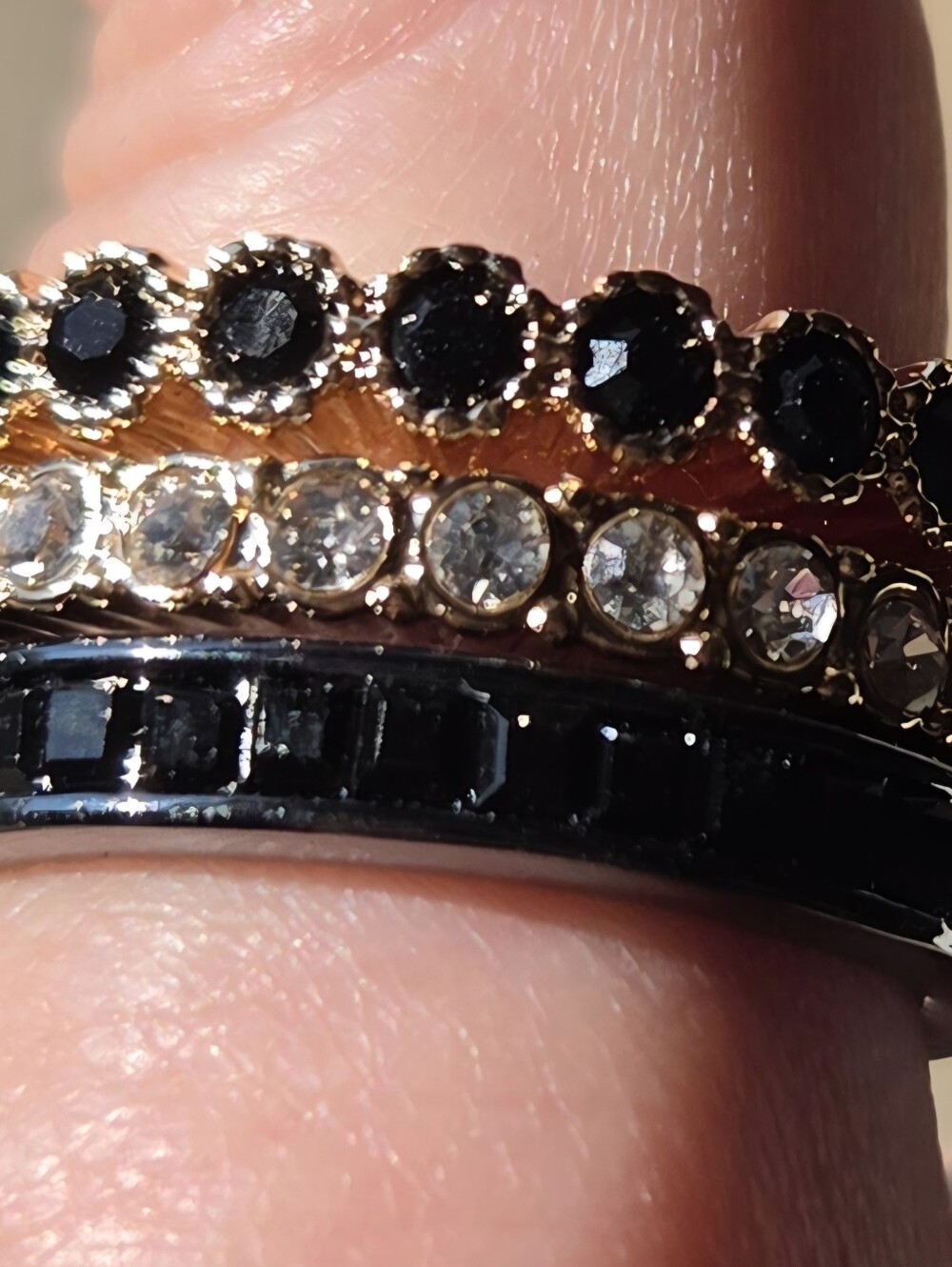 Park Lane Ember Stacked Ring Size 10